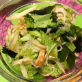 リラシャン's cooksnap of when they made レタスときゅうりとちくわのサラダ.