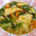 ミセスkei's cooksnap of when they made 厚揚げと豚肉の中華★とろとろ～煮込み♫♬.