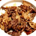 トクライ's cooksnap of when they made 牛肉と蓮根の梅炒め.