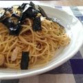 フライパンとわたし's cooksnap of when they made 鮭フレークのレモン醤油風味スパゲティー.