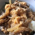 かつぺ's cooksnap of when they made フライパンでとろとろ他人丼.