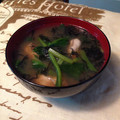 かず吉。's cooksnap of when they made 牡蠣とほうれん草の味噌汁.