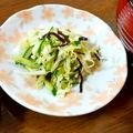 SP♪'s cooksnap of when they made 付け合わせ～野菜の塩昆布あえ.