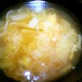 ユーロン's cooksnap of when they made 白菜と油揚げのお味噌汁.