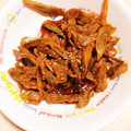 ジジoミミ's cooksnap of when they made 甘辛あげごぼう.