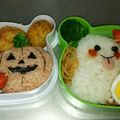 麻耶ママ's cooksnap of when they made キャラ弁★☆簡単 ハロウィン ♪♪.