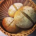 Rilyts's cooksnap of when they made めりっと割れるカンパーニュ♪（全粒粉）.
