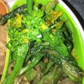す1222's cooksnap of when they made アスパラ菜のカレー炒め.