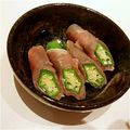 akomanman's cooksnap of when they made オクラの生ハム巻き.