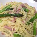 ななほし☆'s cooksnap of when they made アスパラとベーコンのペペロンチーノ.