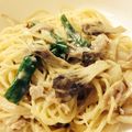 mantacarp's cooksnap of when they made 独り暮らし＊簡単クリームパスタ.