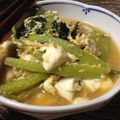 kona☆'s cooksnap of when they made 簡単☆小松菜と豆腐の卵とじ.
