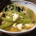 kona☆'s cooksnap of when they made 簡単☆小松菜と豆腐の卵とじ.