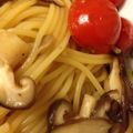 ラーメン好き♪'s cooksnap of when they made トマトと椎茸のパスタ.