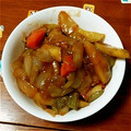 ばろんるいくん's cooksnap of when they made さつま芋と鶏肉の中華風炒め.