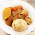 HARUママ☆'s cooksnap of when they made 鶏肉と大根のこってり煮物.