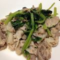 キタマニ's cooksnap of when they made 薄切り牛肉と小松菜のレモン塩炒め.