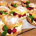 りんごの町's cooksnap of when they made サクサクパイシュークリーム.