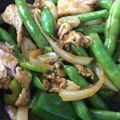 昆布のこん's cooksnap of when they made ピリ辛豚肉ナスピーマン、インゲンもね☆.