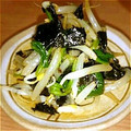 チョウロウ's cooksnap of when they made 冬の小鉢＠ほうれん草ともやしの海苔佃和え.