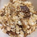にぬふぁ's cooksnap of when they made ◆簡単炒めて混ぜる♡美味な牛ごぼうご飯◆.