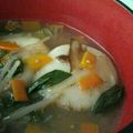 キャシー750's cooksnap of when they made チンゲン菜の 簡単♪ とろみ 中華スープ.