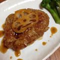 ☆sama☆'s cooksnap of when they made 簡単れんこんハンバーグ.