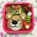Matthaus's cooksnap of when they made スージーズー♪ブーフおにぎり＊キャラ弁.