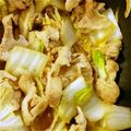 りあしりゅママ's cooksnap of when they made 白菜、しいたけ、豚肉の炒め物.