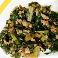 sanama0826's cooksnap of when they made 大根使い・part1大根葉の挽き肉炒め.