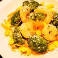 Dellaたん's cooksnap of when they made 簡単弁当ブロッコリーとえびの粉チーズ炒め.