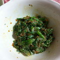 さくらックマ's cooksnap of when they made 工程2つ！春菊ととびっこのダシマヨ和え.