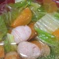 m0cha's cooksnap of when they made とろとろ白菜と生姜春雨スープ♪.