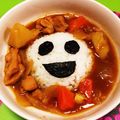 リラシャン's cooksnap of when they made 超簡単★モッチカレー★キャラ♪.