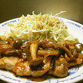 華村‘ｓ☆キッチン's cooksnap of when they made 豚カツ用肉で豚の生姜焼＠野菜たっぷりタレ.
