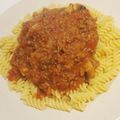 filie's cooksnap of when they made 我が家のミートソーススパゲティ.