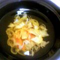 ユーロン's cooksnap of when they made 茹で汁で鶏の旨味ぎっしりスープ♪.