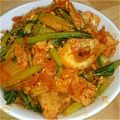 mi3222g's cooksnap of when they made 小松菜の豚キムチ♪.