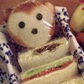 豆柴コウ丸's cooksnap of when they made キャラベン（サンドイッチ）　ダッフィー♪.