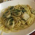 なおシステム's cooksnap of when they made ✿青海苔とホタテの❀塩パスタ✿.