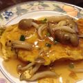 かおるようへい's cooksnap of when they made 和風きのこあんかけオムレツ☆おろしのせ.
