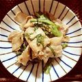 megumii13's cooksnap of when they made ♥春菊と豚バラの辛子オイマヨ和え.