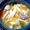 keinso's cooksnap of when they made 手打ち麺で☆かぼちゃのほうとう.