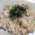 いもまん's cooksnap of when they made 残り物で簡単❤鮭マヨチャーハン.