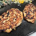 MAMI .I's cooksnap of when they made 鶏胸ひき肉と豆腐のヘルシーハンバーグ.