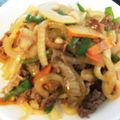ぴちおさん's cooksnap of when they made ランチにも♪牛丼みたいな焼うどん.