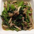 ShellieMam's cooksnap of when they made 小松菜ベーコンしめじオイスターソース炒め.