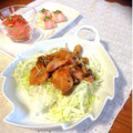 こは＊'s cooksnap of when they made 秋鮭ときのこの生姜焼き丼.