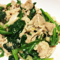 ＊maki27＊'s cooksnap of when they made 簡単 ほうれん草と豚肉の 中華風炒め.