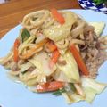 チャンミネ's cooksnap of when they made 冷凍うどんで焼きうどん.